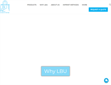 Tablet Screenshot of lbuinc.com